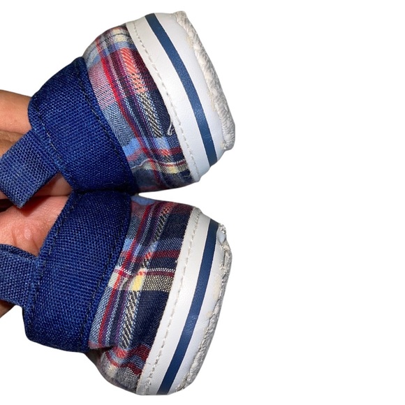 3-6M Baby Vision Baby Boy Plaid Shoes - Picture 10 of 16